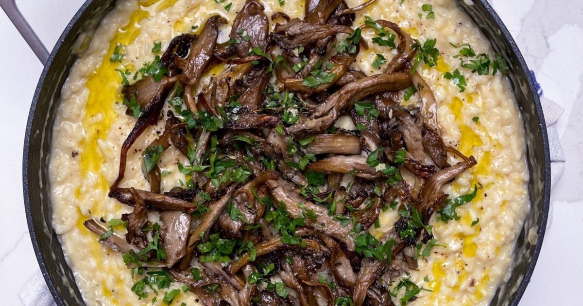 Oven Baked Mushroom Risotto | Mob