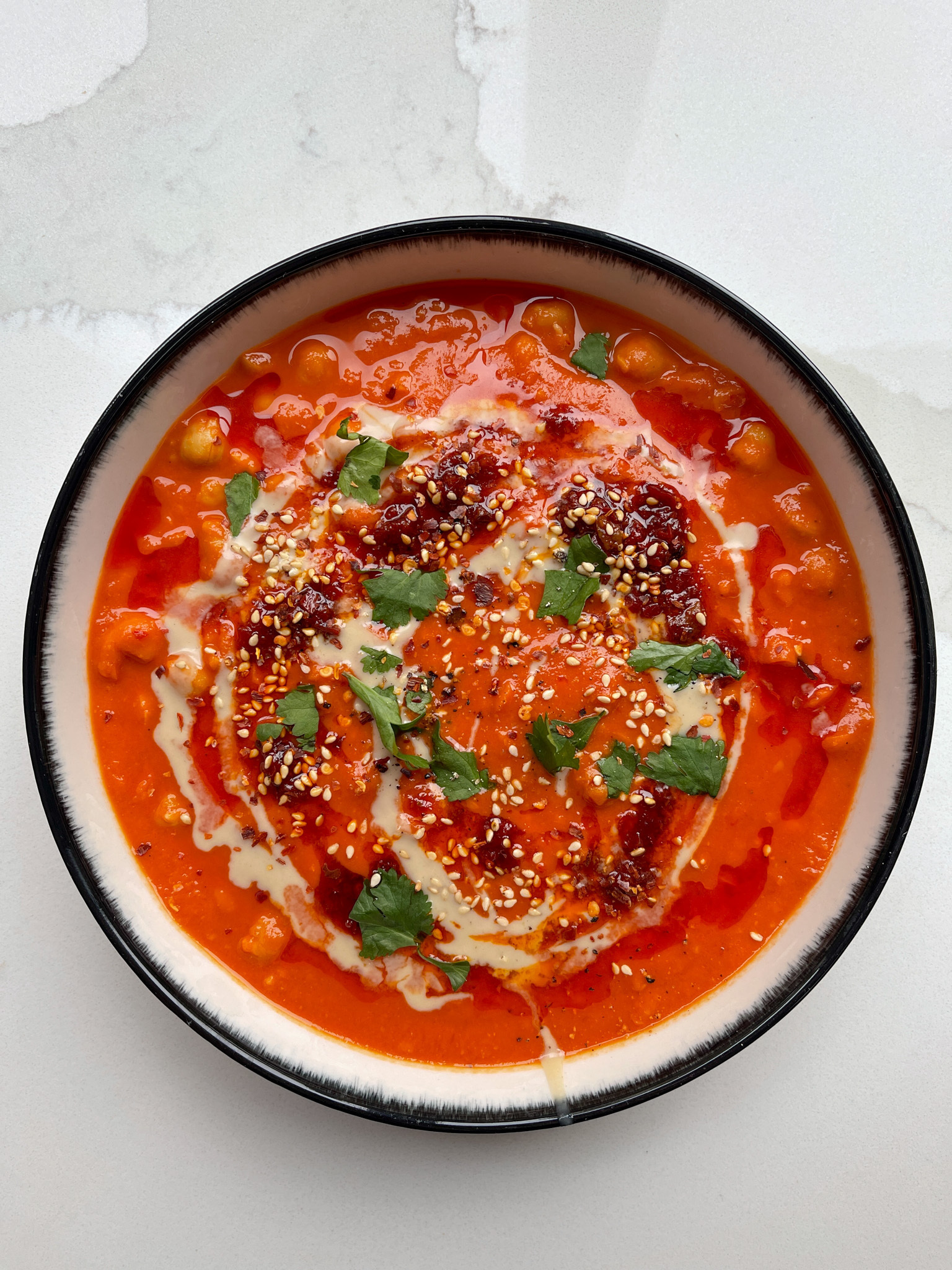 Speedy Chickpea and Harissa Soup-image