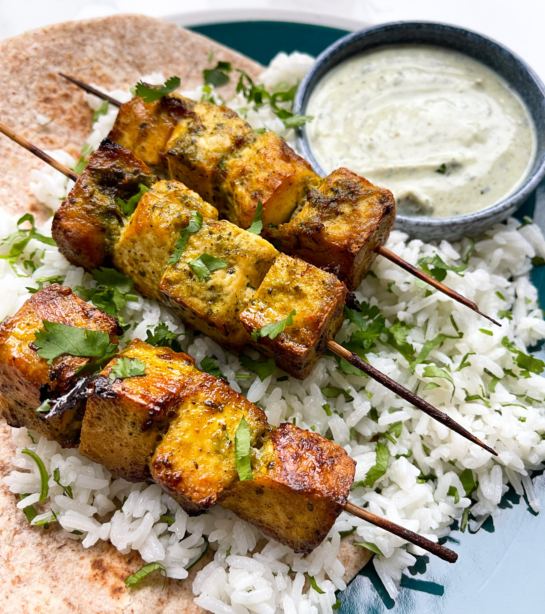 Tikka Masala Tofu Skewers-image