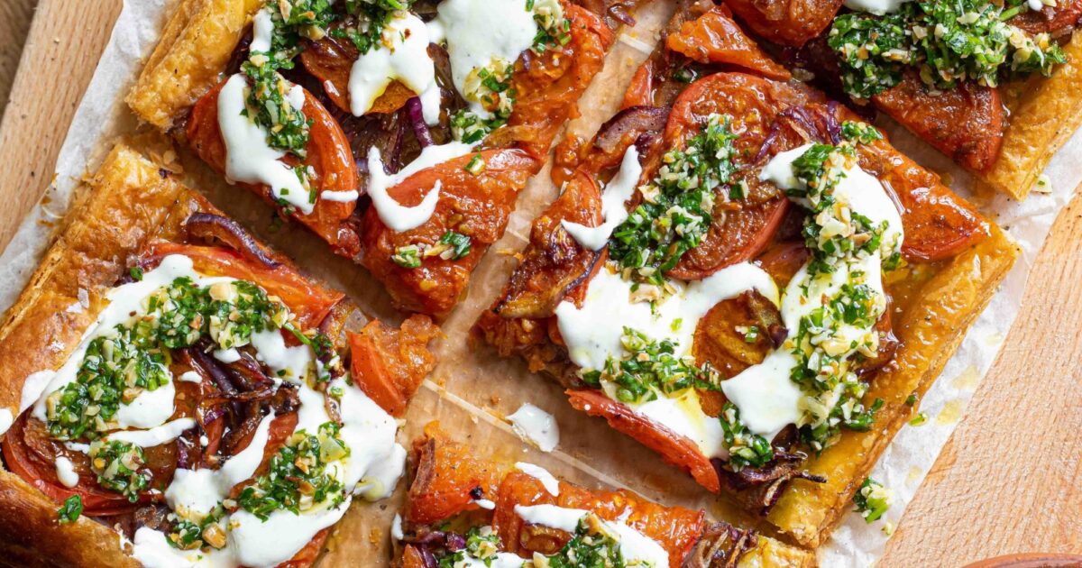 Best Tomato Tart Recipe Tomato Tart With Whipped Feta Mob