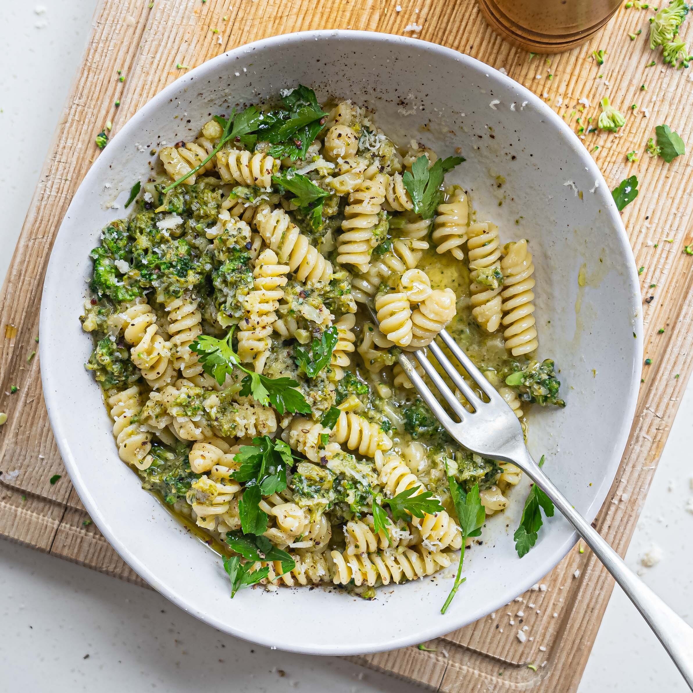 Melted Broccoli & Anchovy Pasta-image