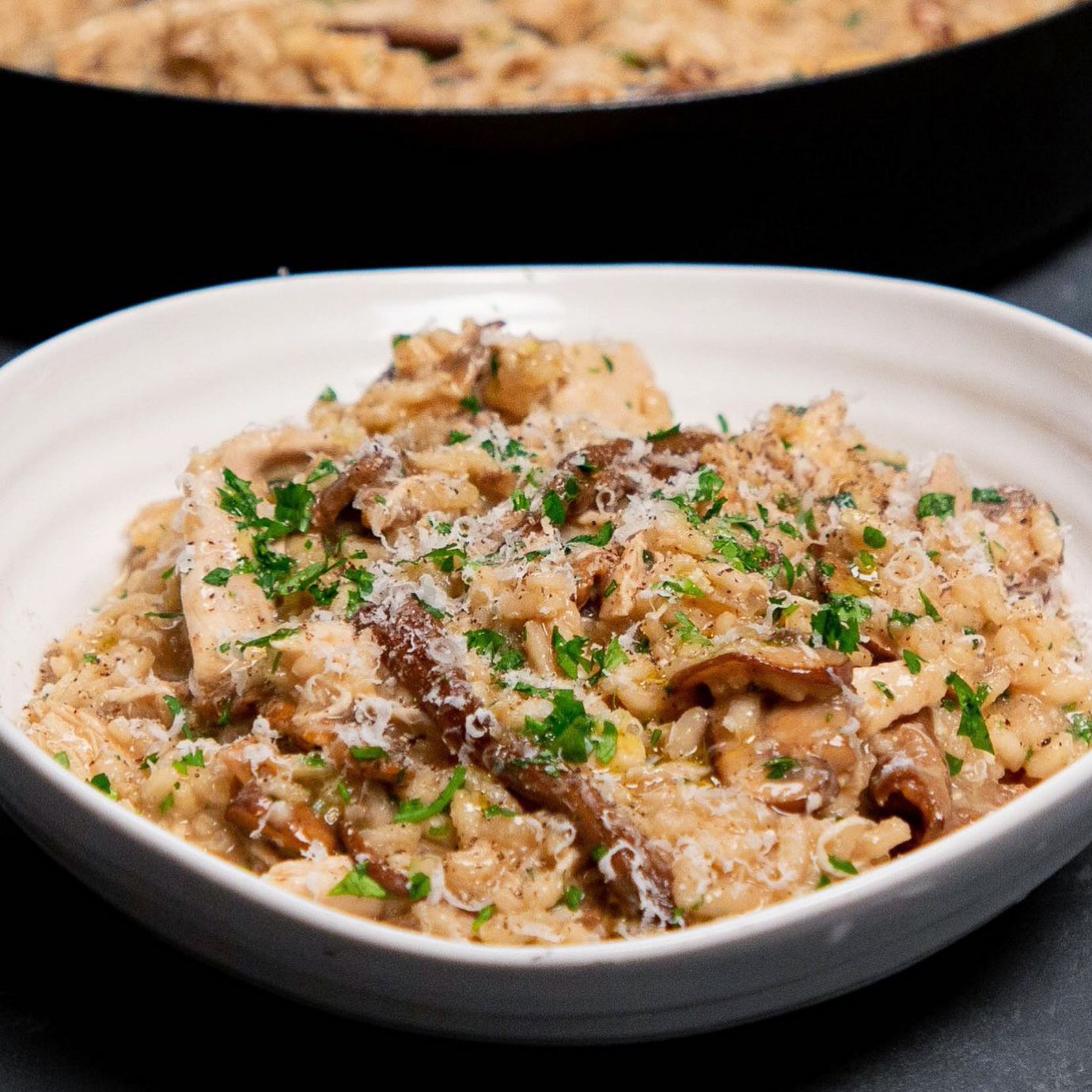 image of Leftover Turkey Risotto recipe by Mob