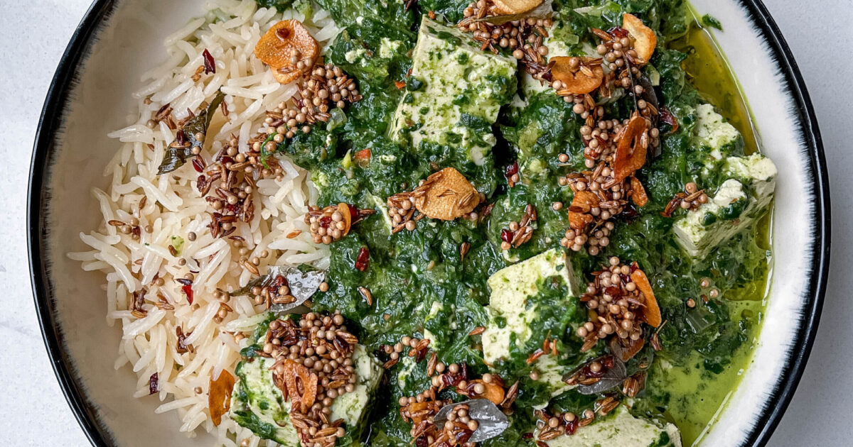 Mob — Tofu Spinach Saag Curry