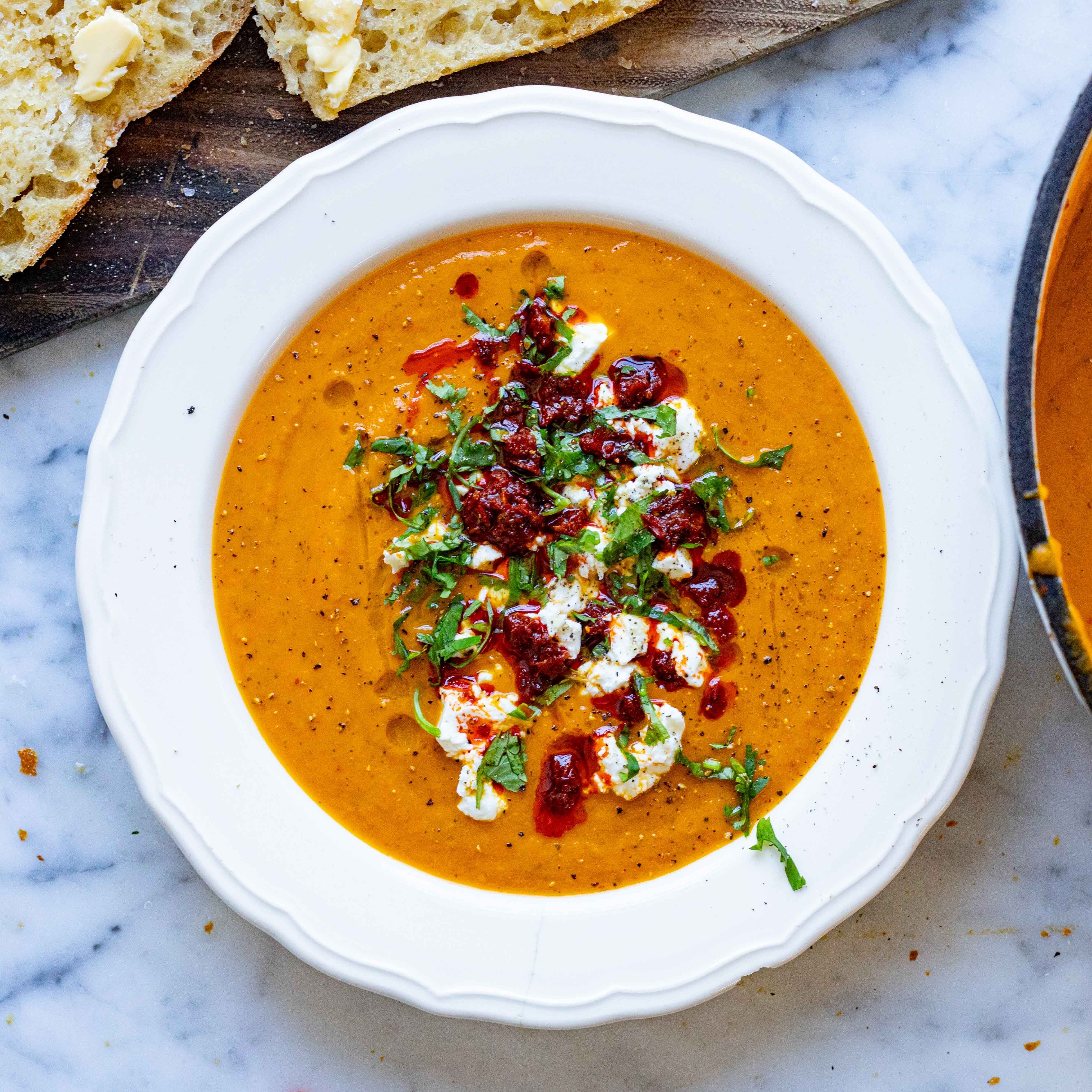 Carrot & Coriander Soup-image