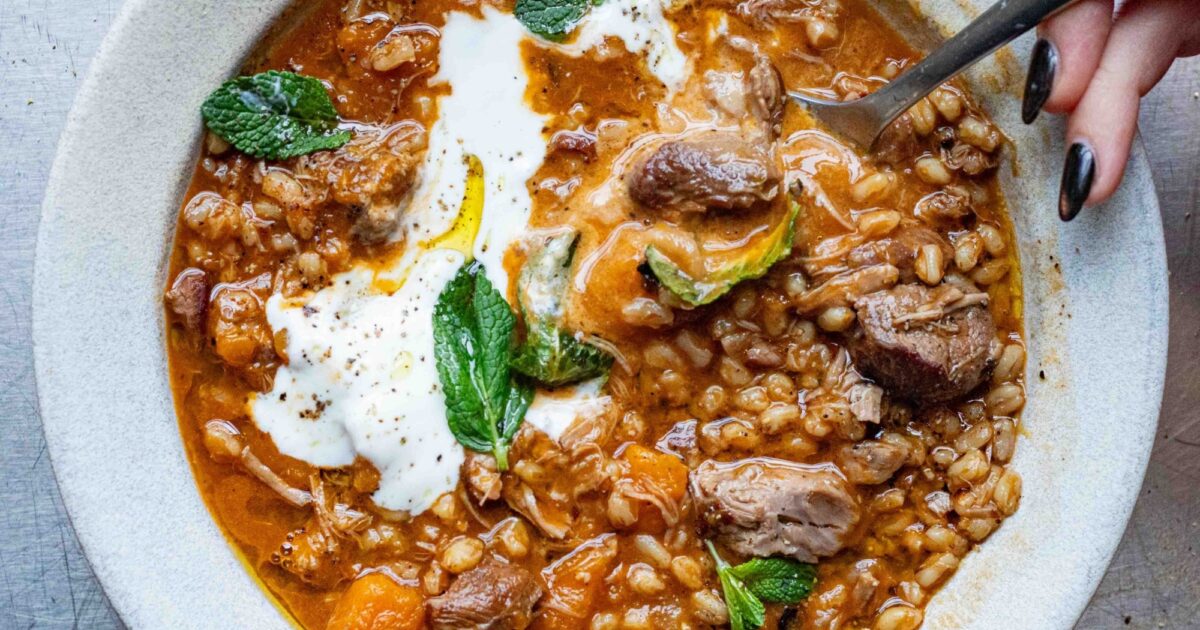 Mob — Lamb Stew With Pearl Barley & Butternut Squash
