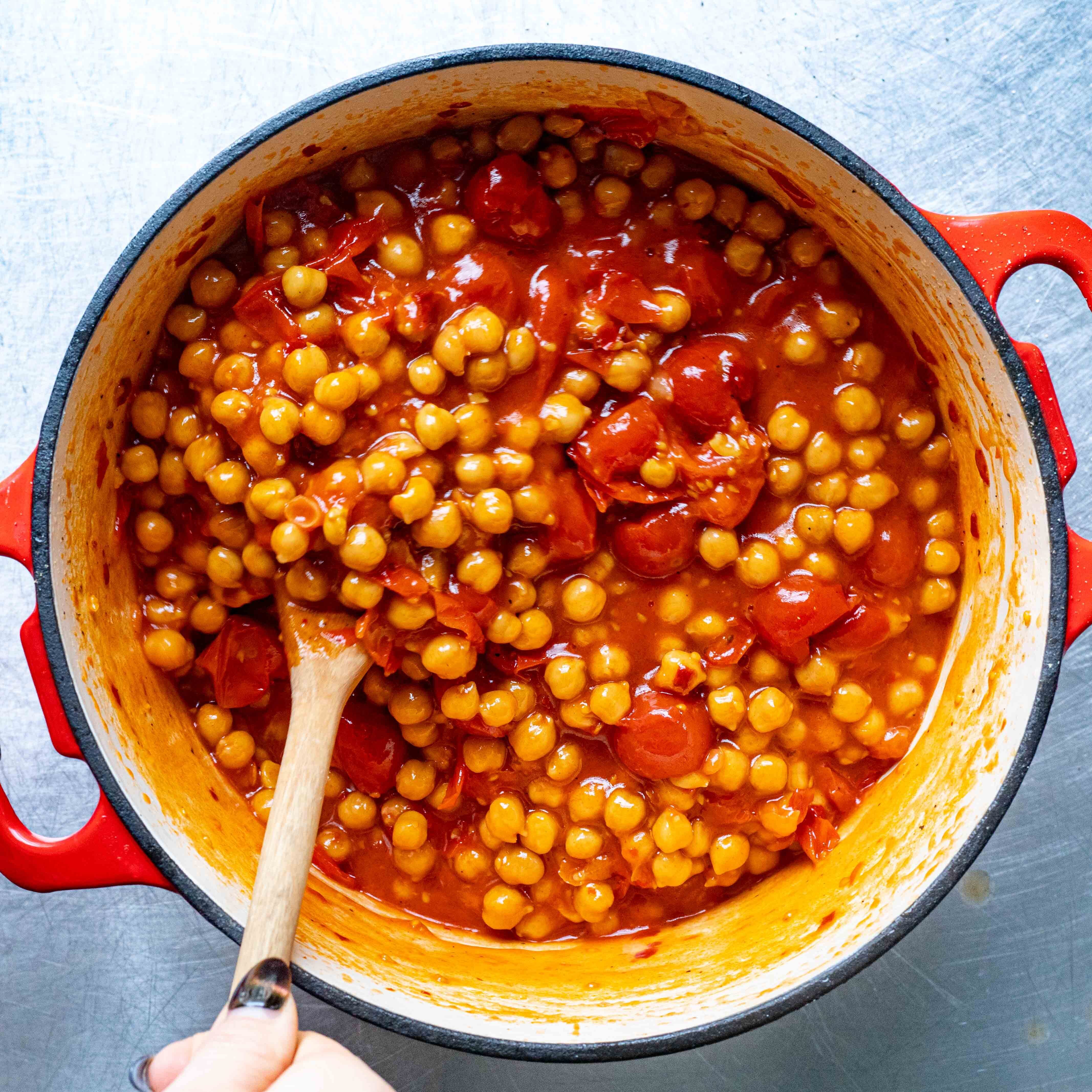 Spicy Harissa Chickpeas-image