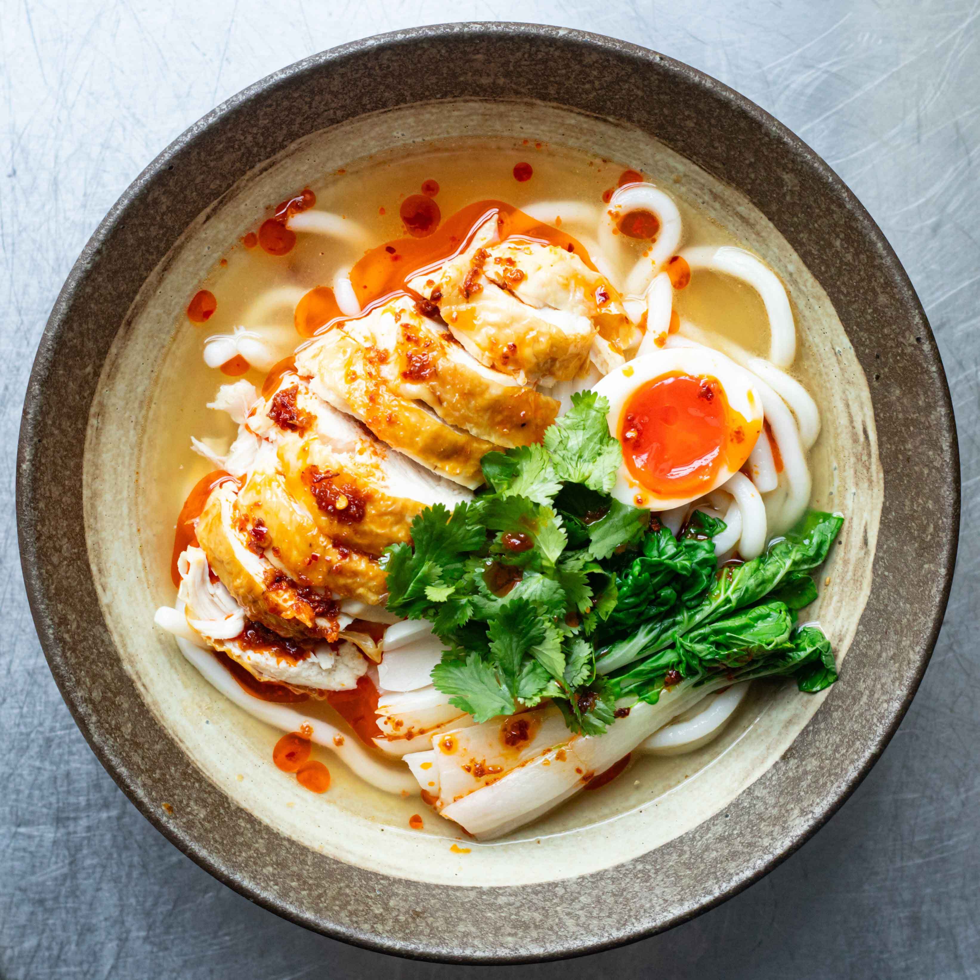 Speedy Chicken Udon Noodle Soup-image