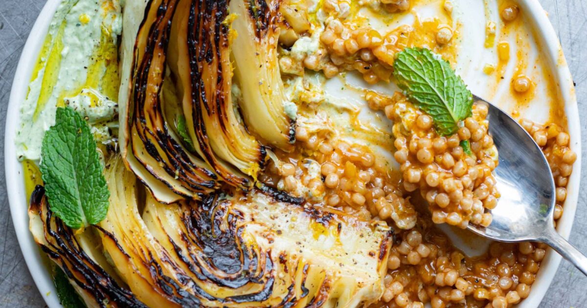 Mob — Charred Cabbage & Giant Couscous