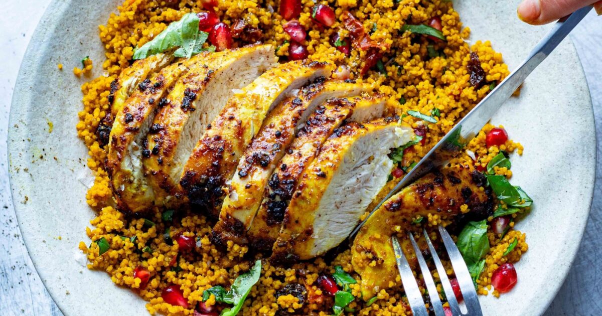 Air Fryer Moroccan Chicken & Couscous Mob