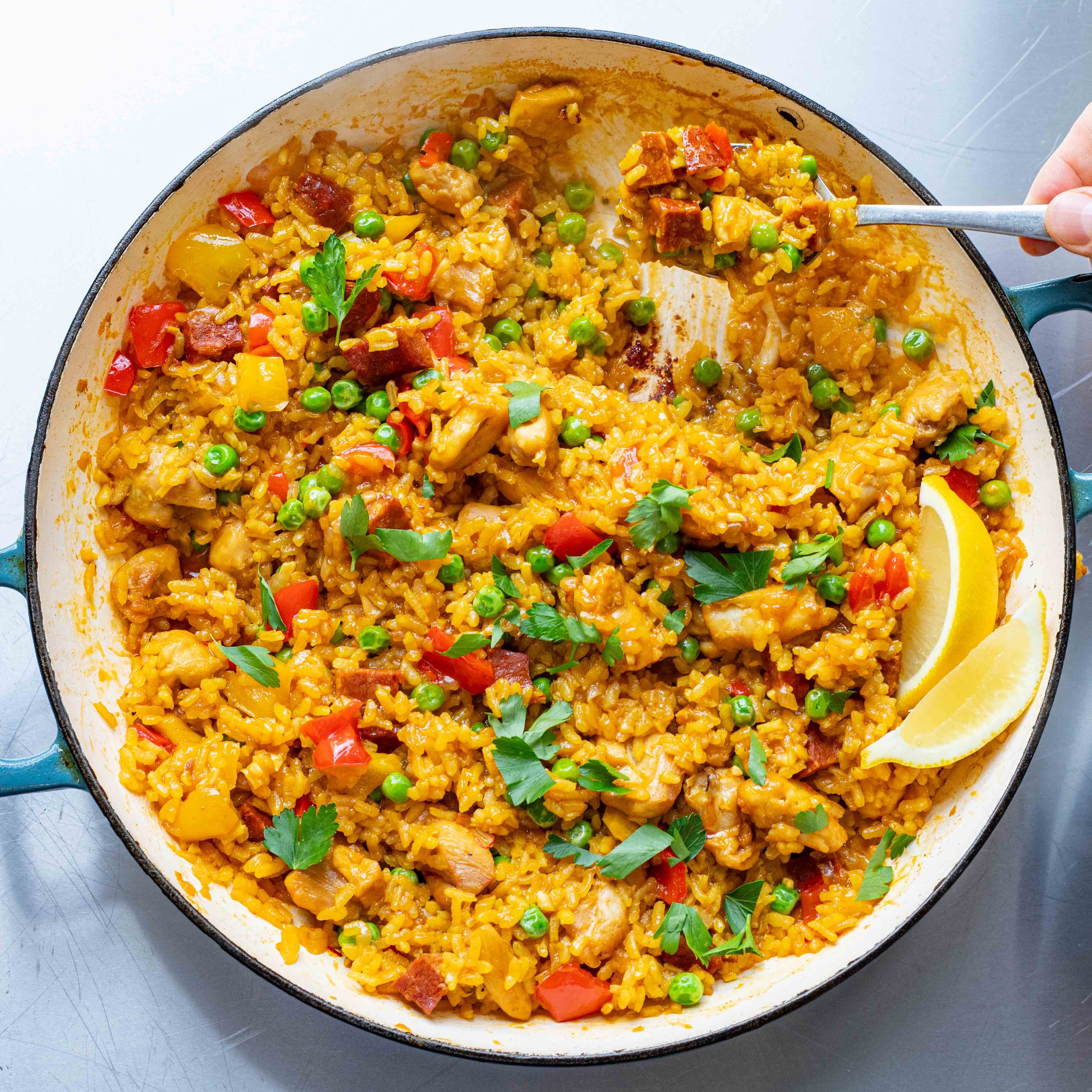 Chicken And Chorizo Paella Recipe-image