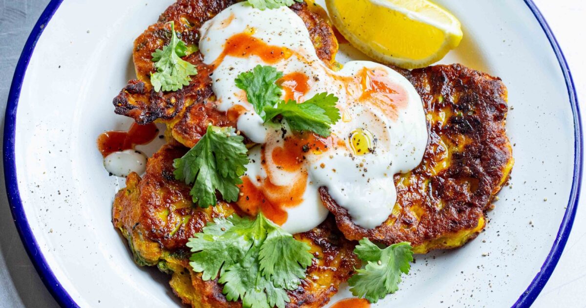 Mob — Courgette, Chickpea & Feta Fritters