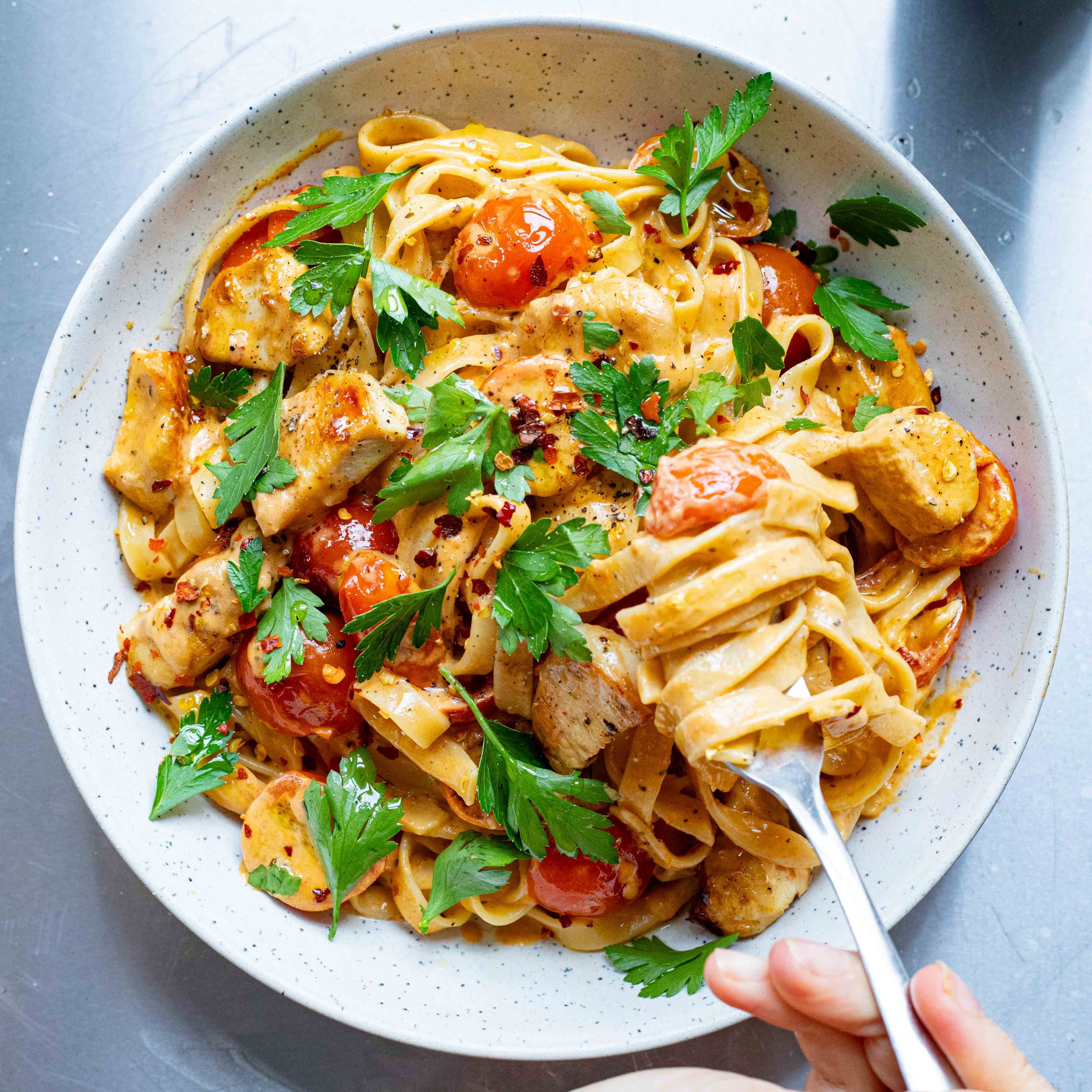 Spicy Chicken Pasta Recipe-image