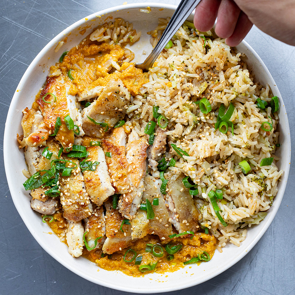 Crispy Chicken & Broccoli Rice-image