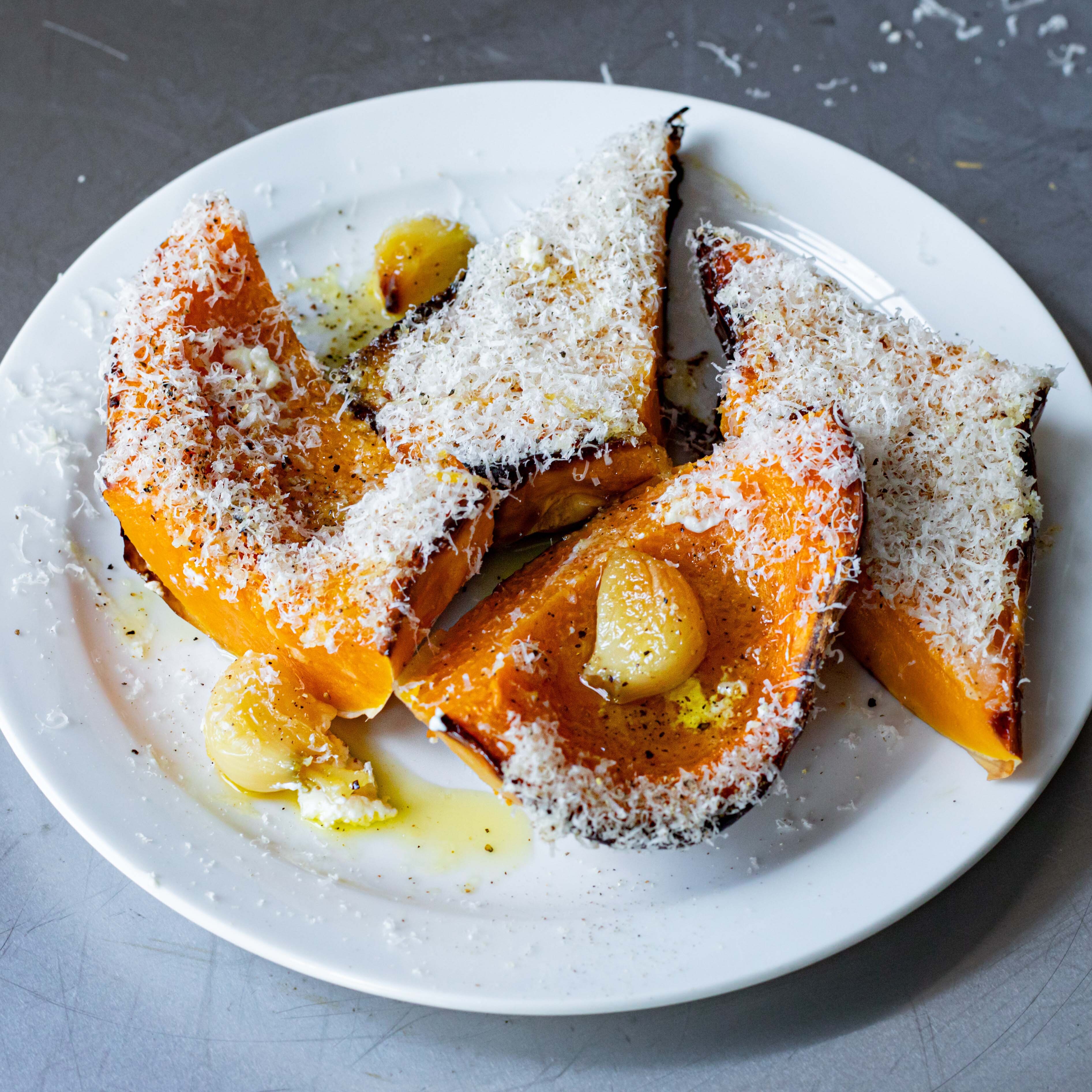 Confit Garlic & Parmesan Roast Squash-image