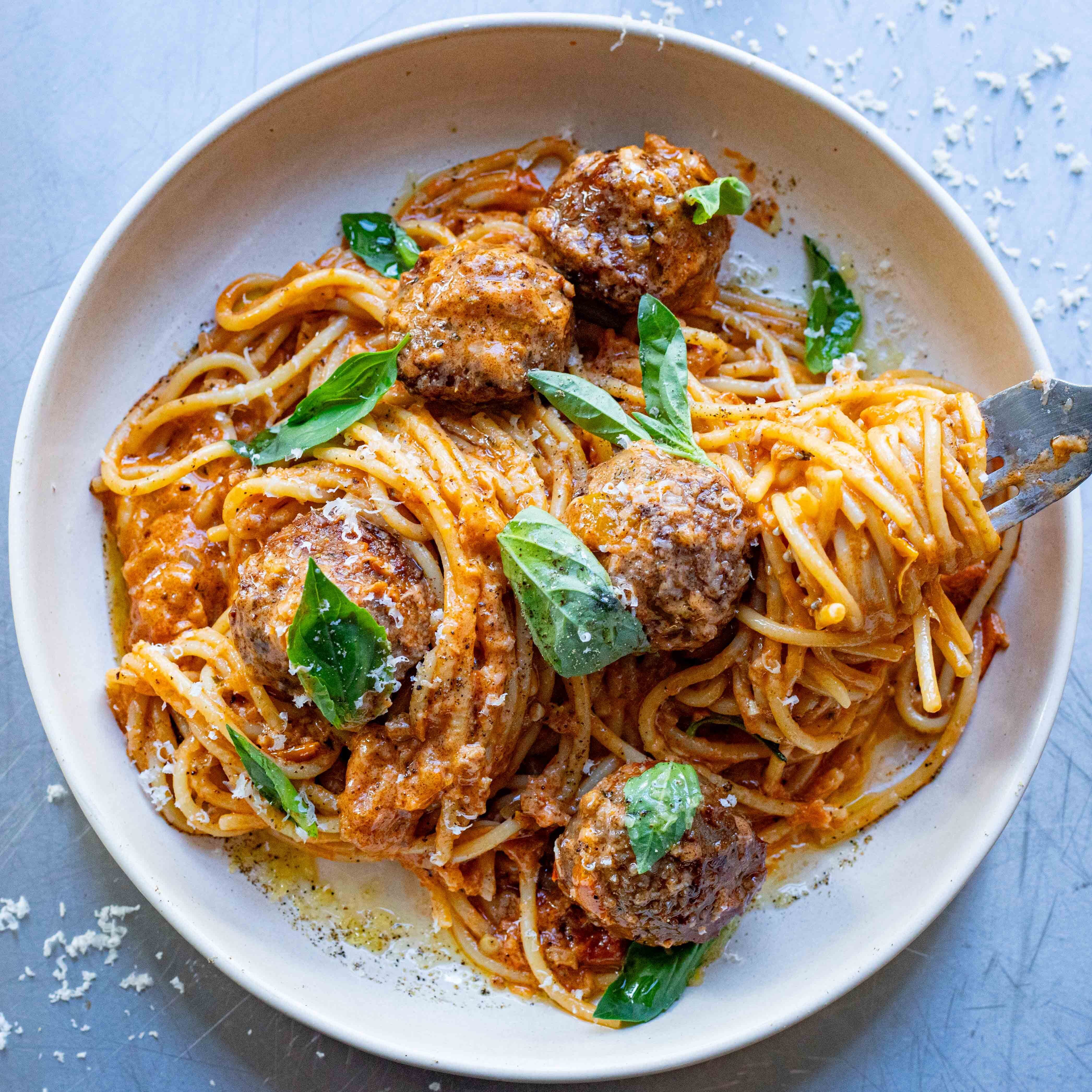 “Marry Me” Spaghetti & Meatballs-image