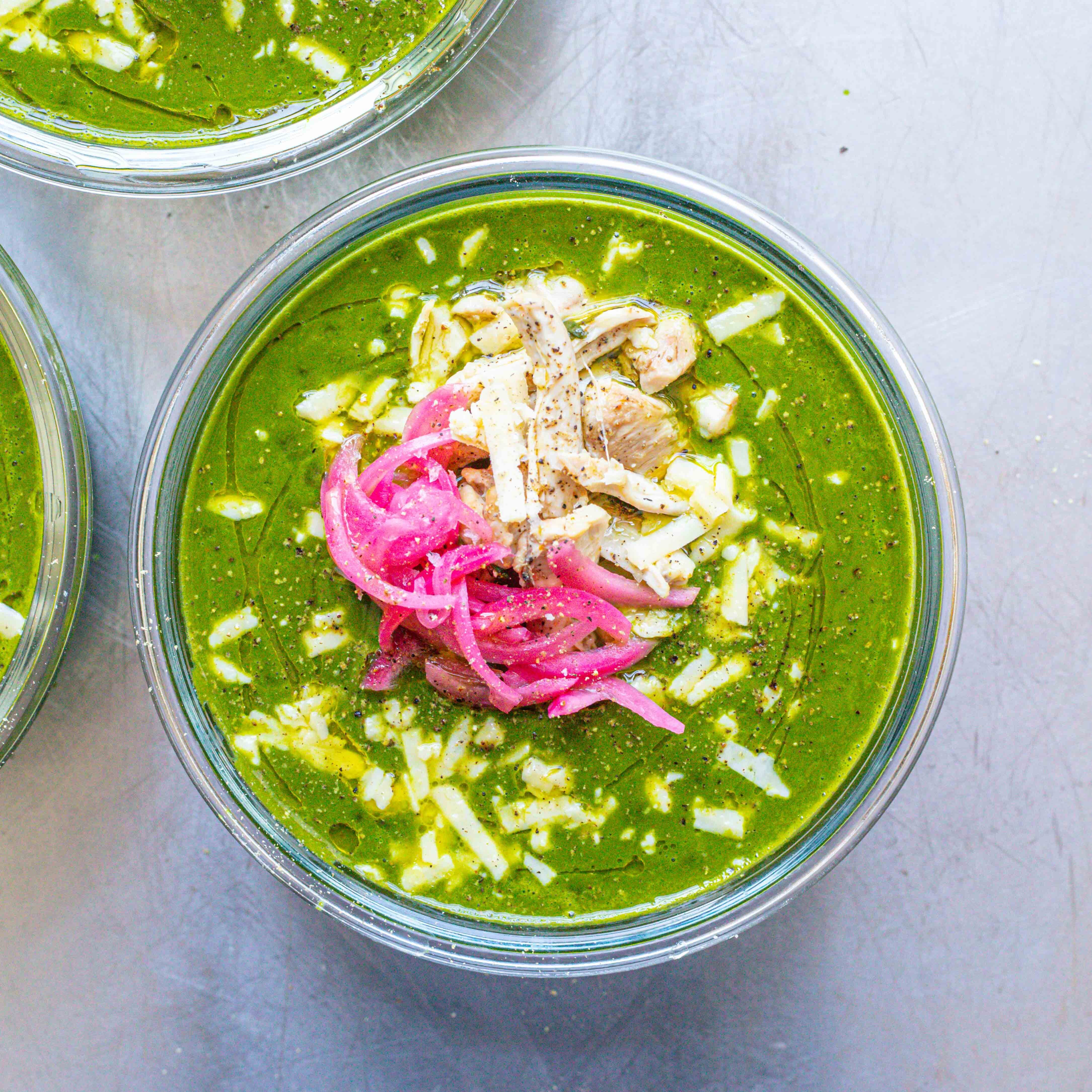 Lunch Box: Chicken, Spinach & Cheddar Soup-image