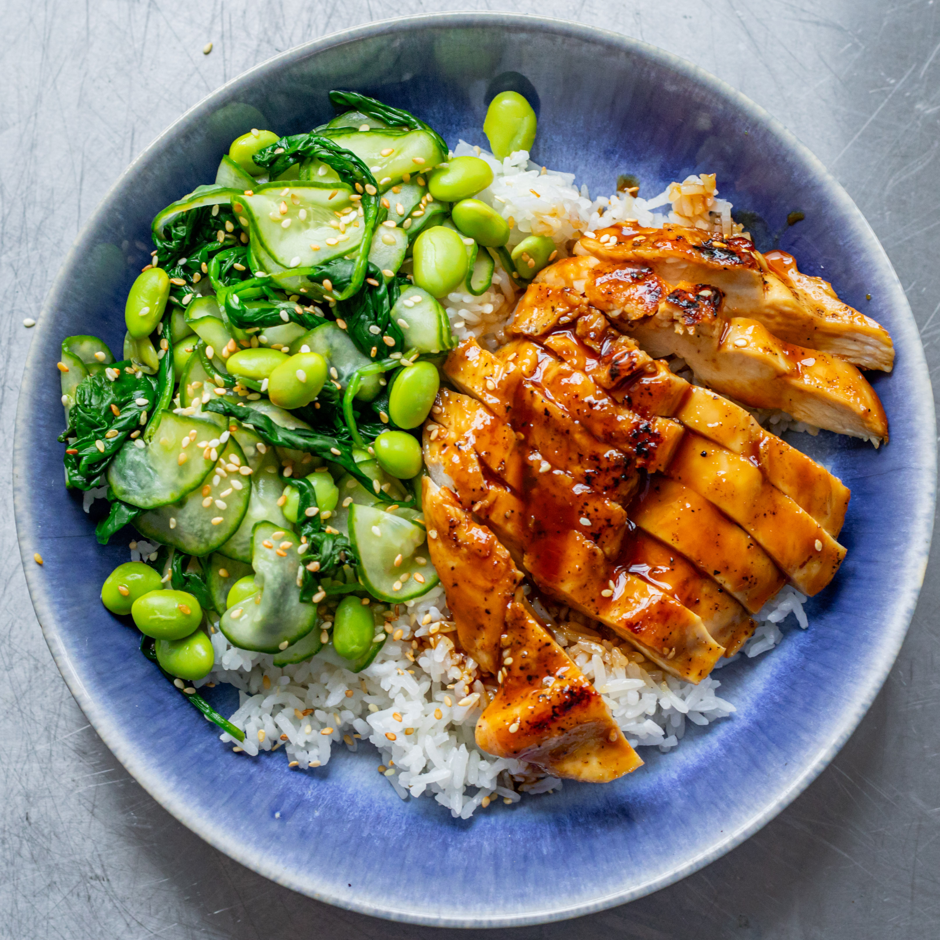 Miso Maple Chicken with Rice