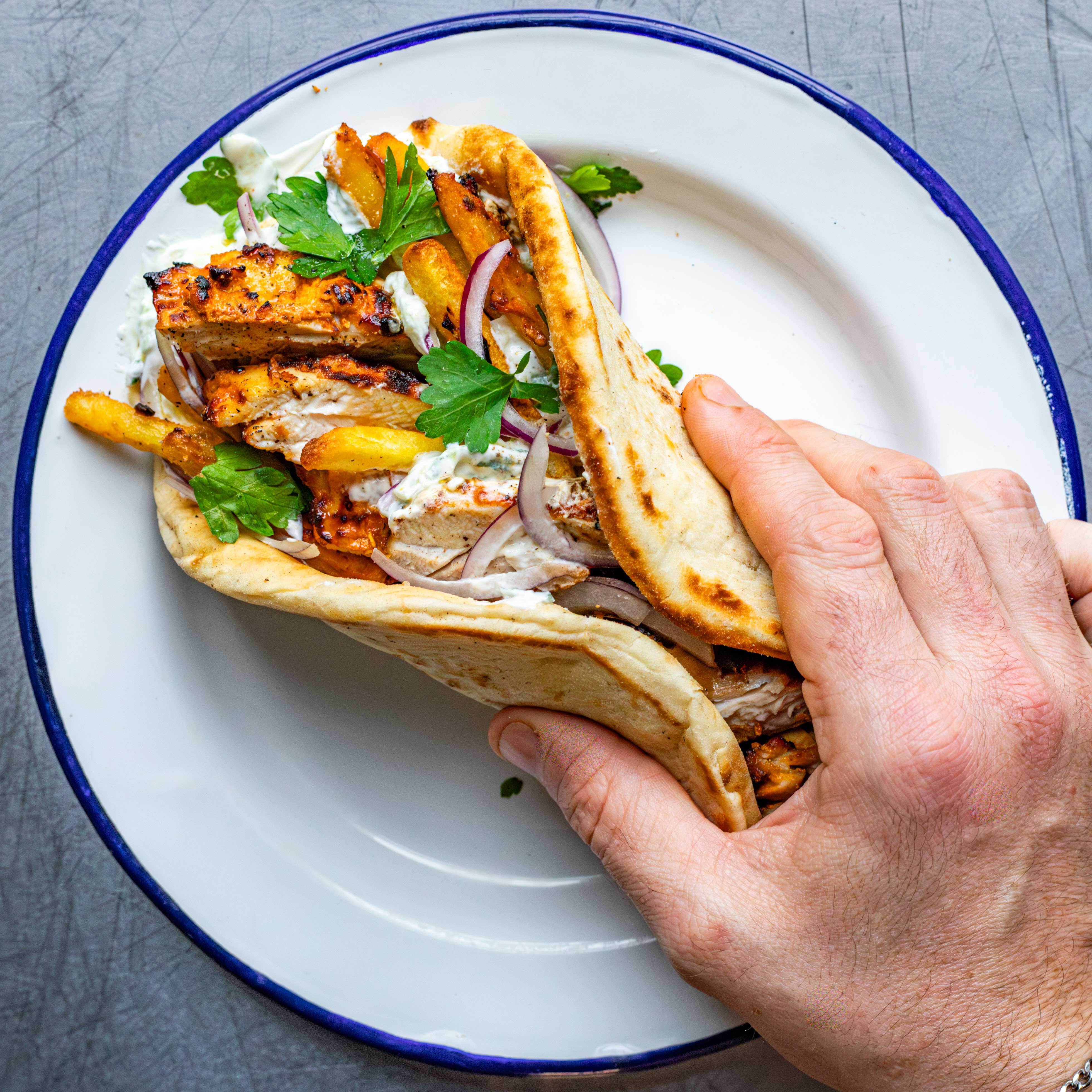 Weeknight Chicken Gyros
