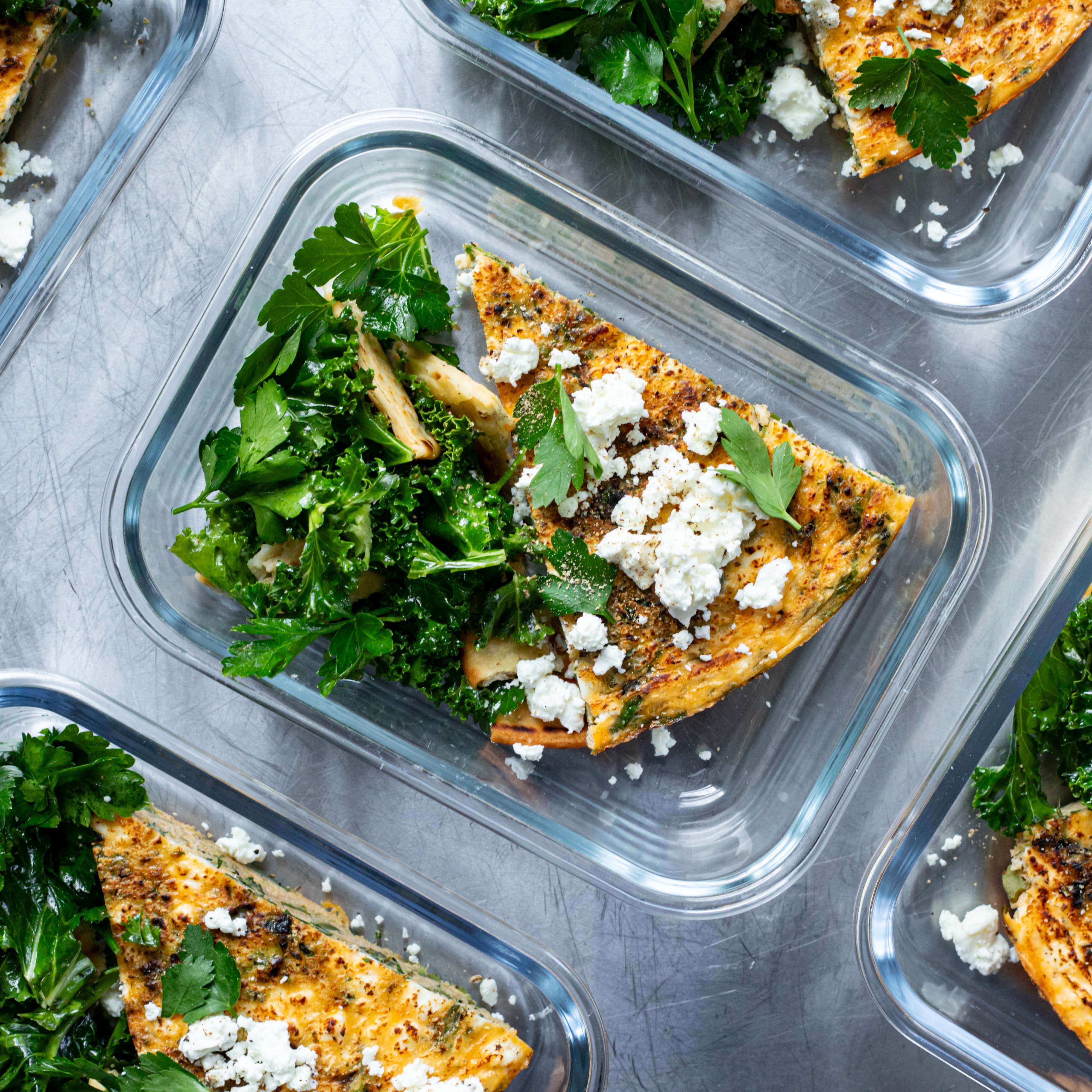 Lunch Box: Leek, Tenderstem & Feta Frittata-image