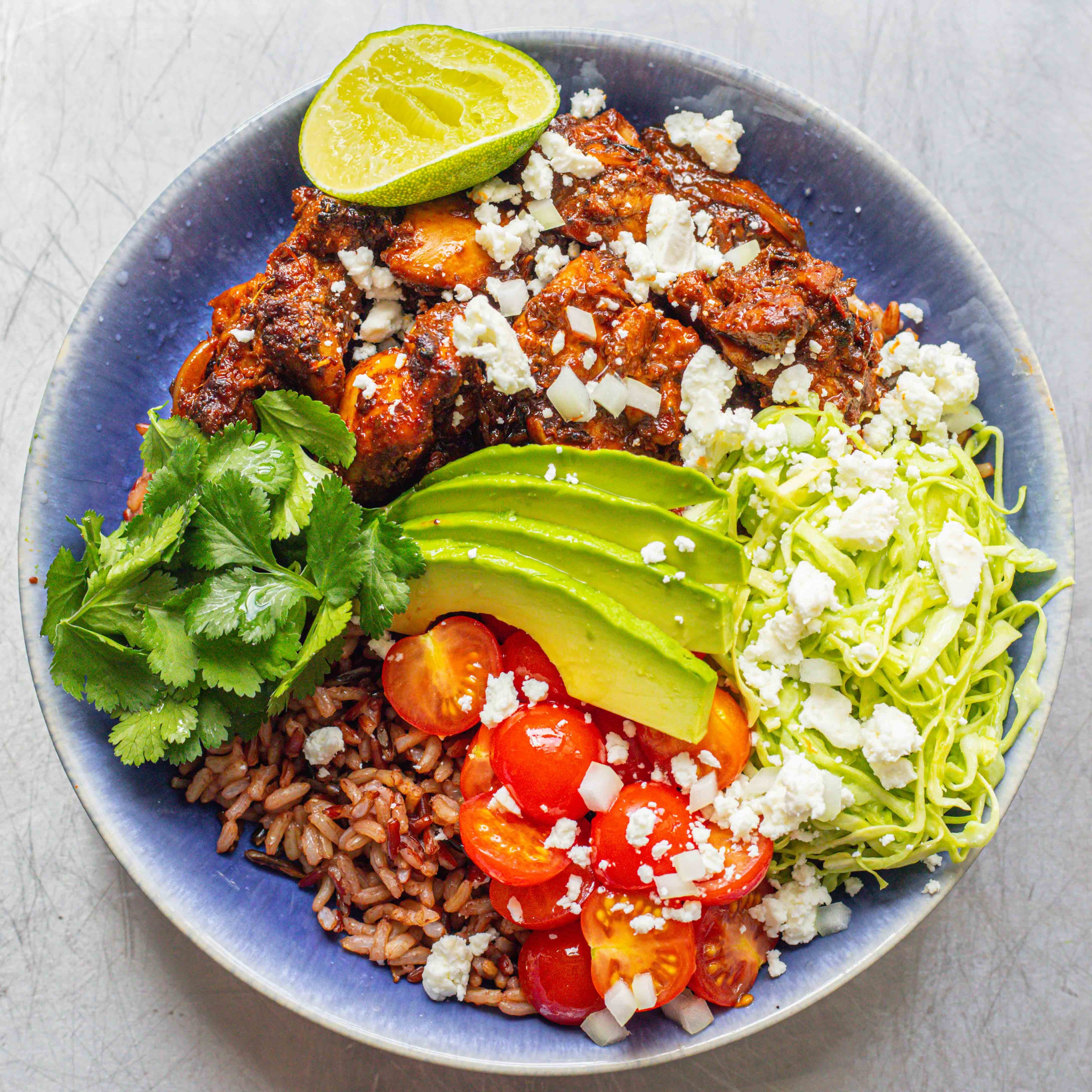 Chicken & Red Rice Burrito Bowl-image