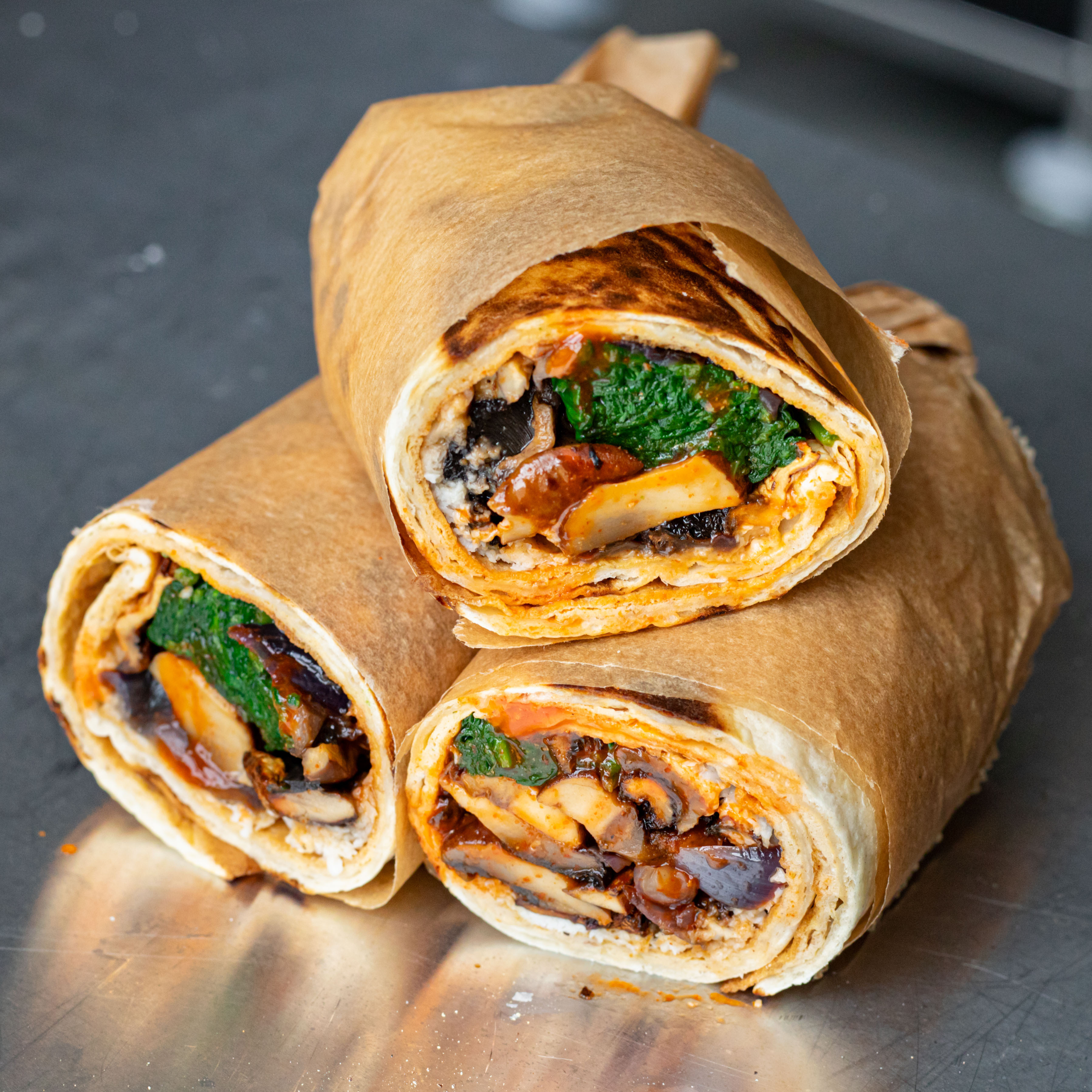 Rolled Eggs Breakfast Wrap-image