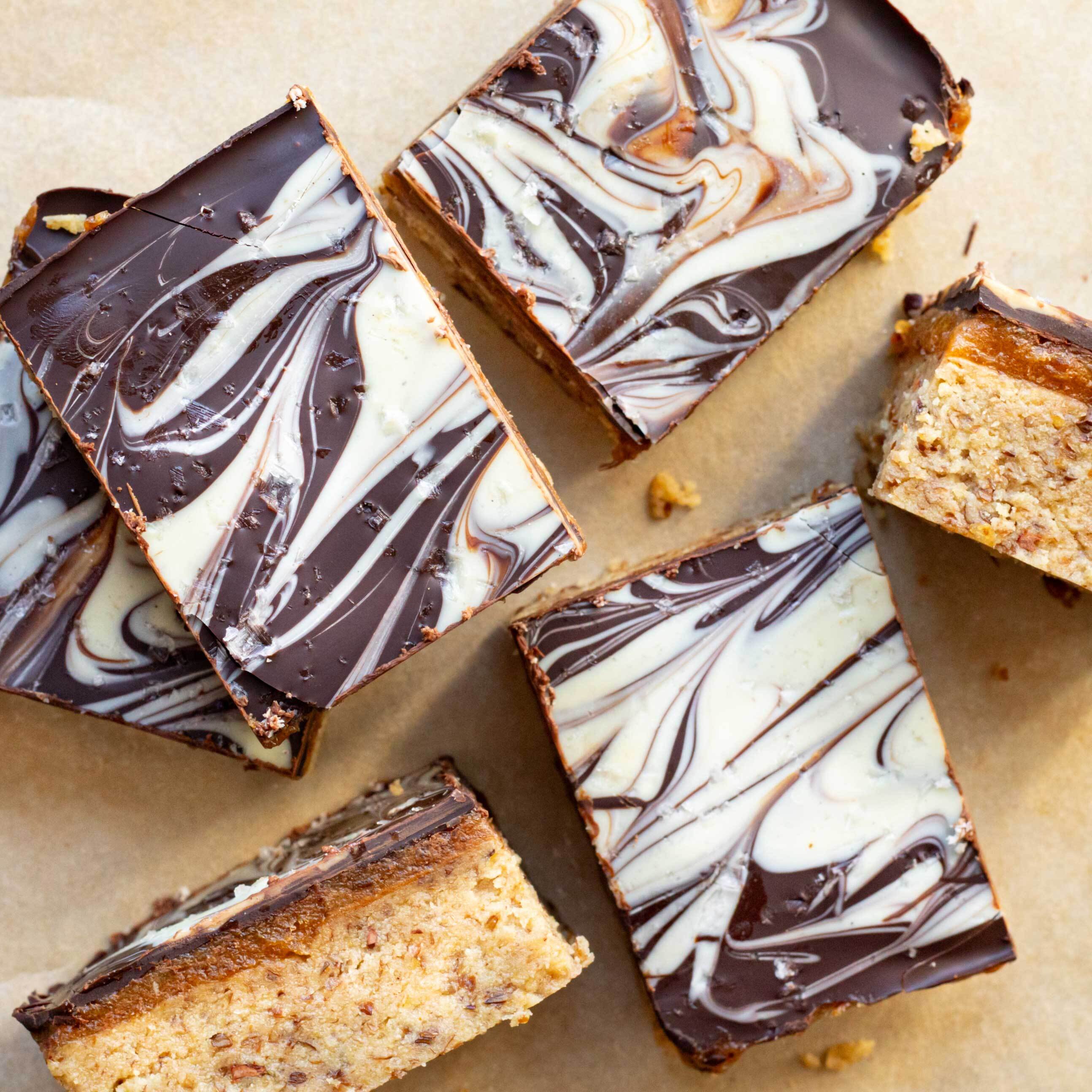 Chocolate Protein Millionaire's Shortbread-image
