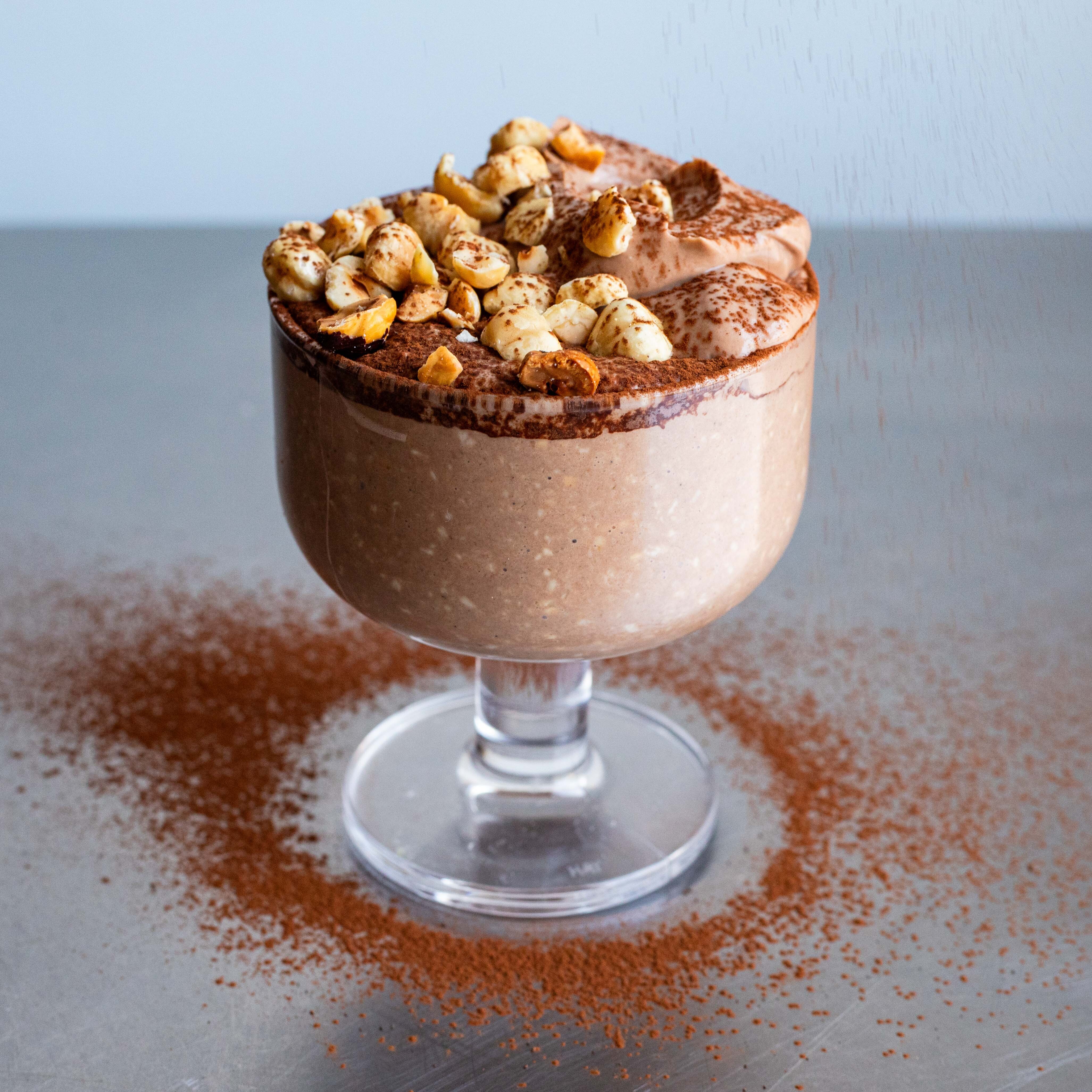 Hazelnut Mocha Overnight Oats-image