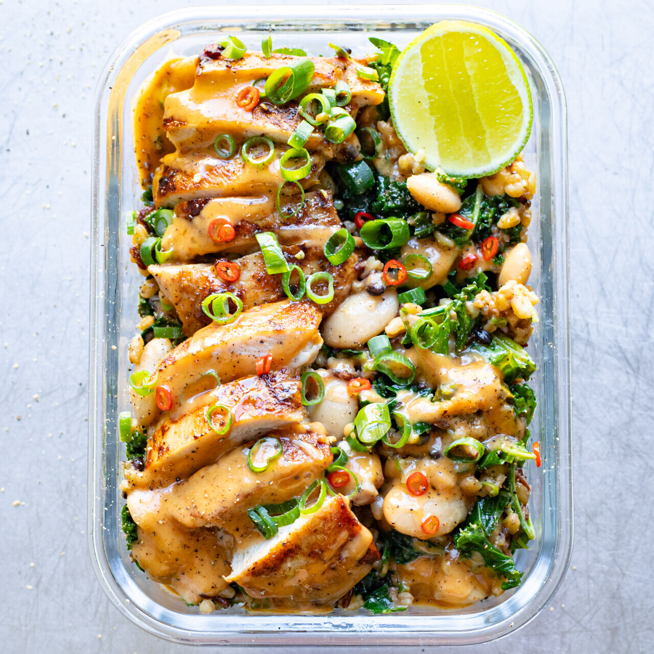 Lunch Box: Chicken Satay Grain Bowl-image