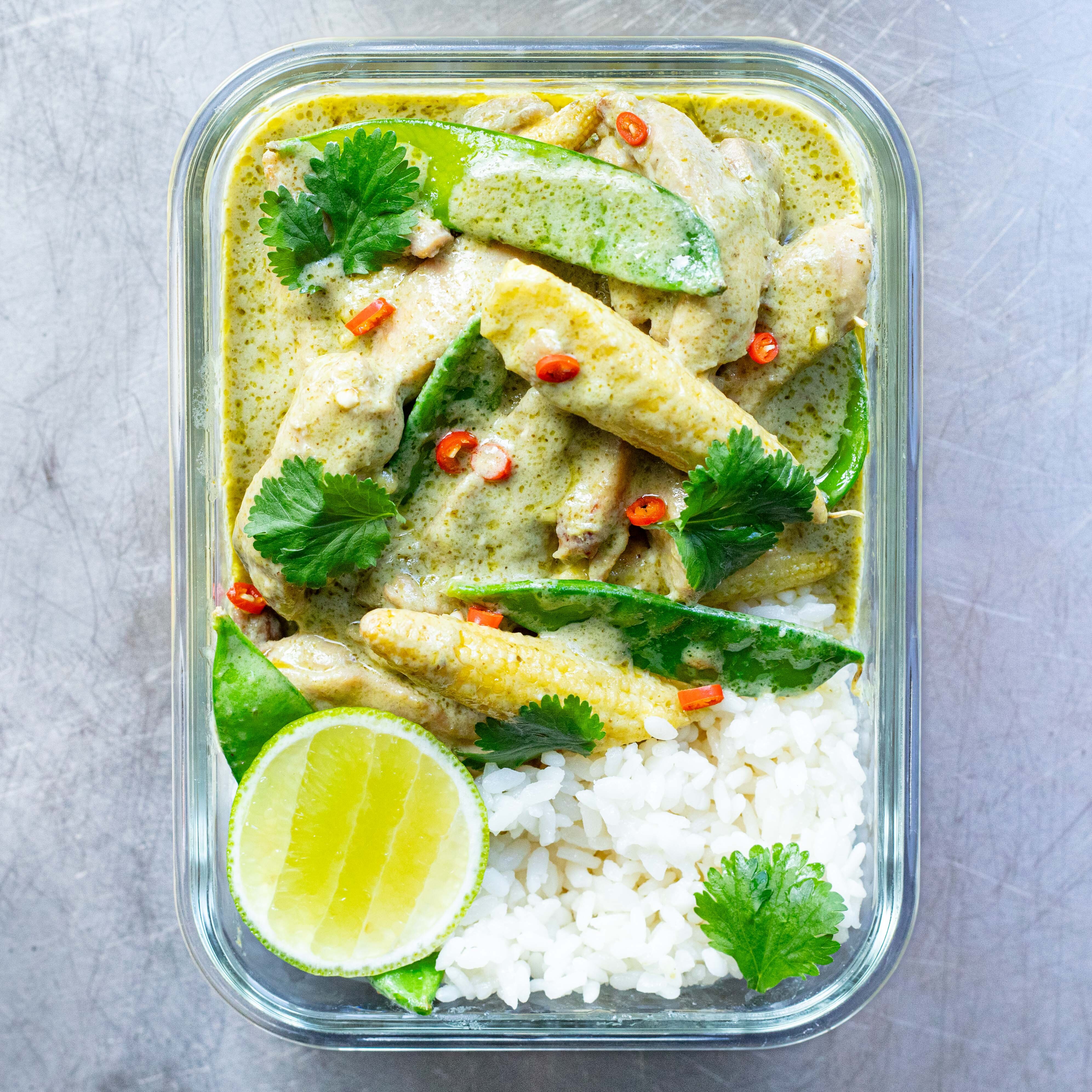 Lunch Box: One-Pot Thai Green Chicken Curry-image