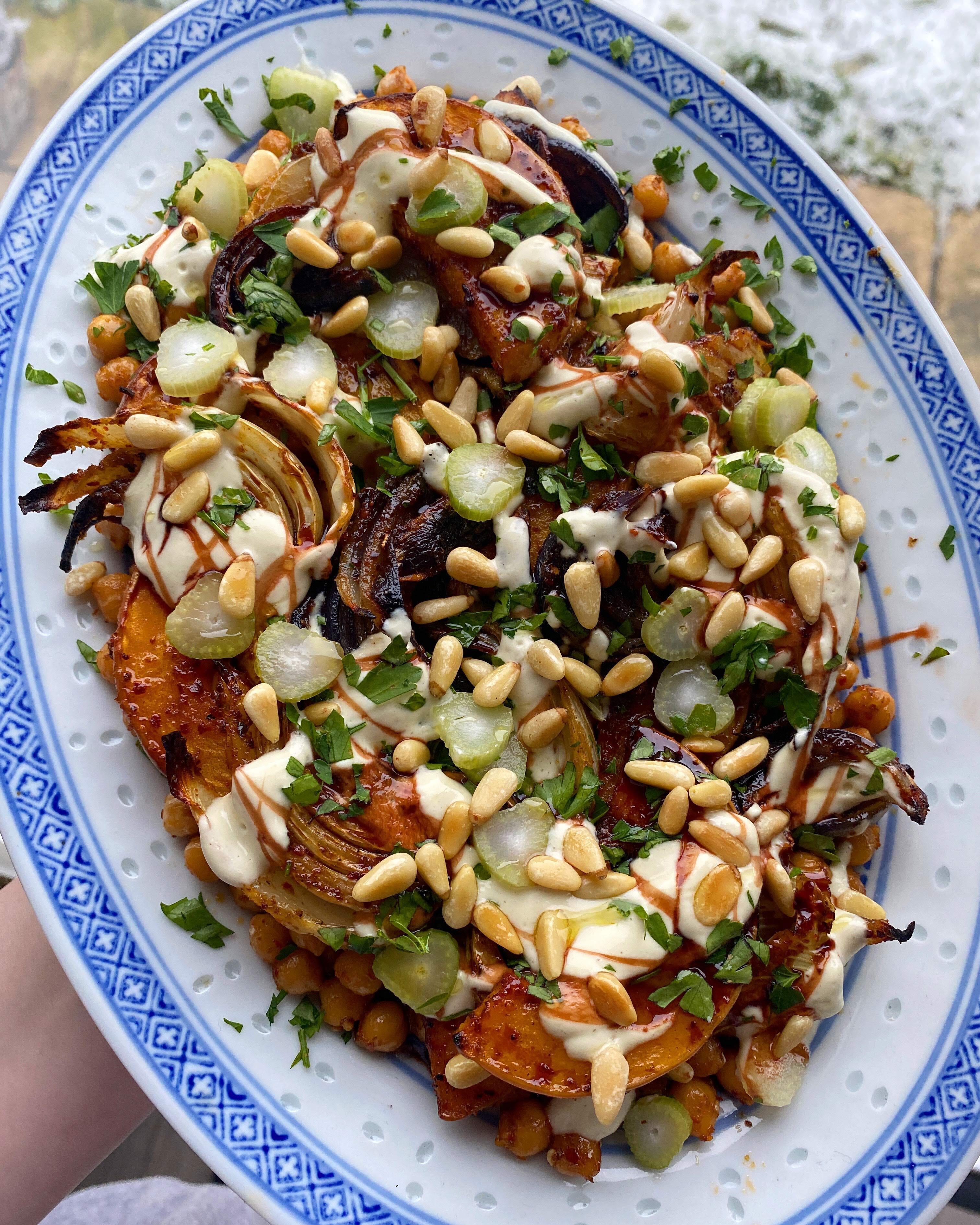 Roasted Squash, Fennel and Chickpea Salad-image