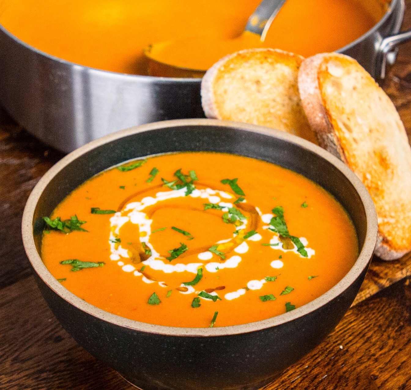 Spiced Roast Tomato Soup-image
