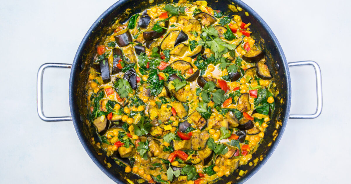 Peanut Butter Aubergine Curry Mob
