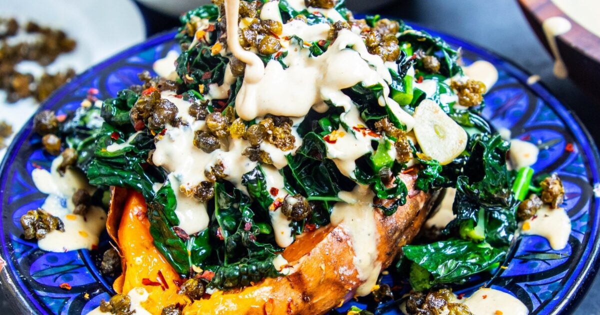 Mob — Creamy Tahini Sweet Potatoes